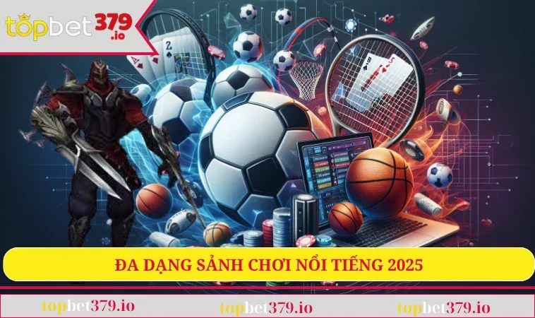 Đa dạng sảnh chơi nổi tiếng 2025