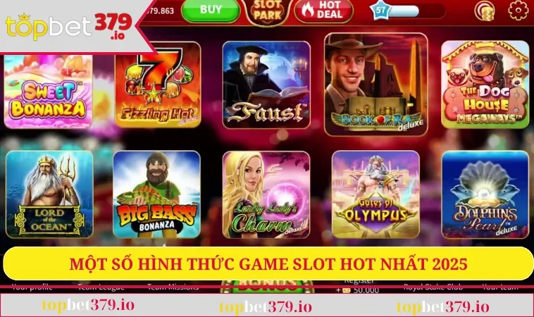Một số hình thức game slot hot nhất 2025